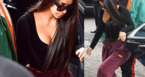 Kanye West Picks Kim Kardashian Up From Airport After Paris Robbery